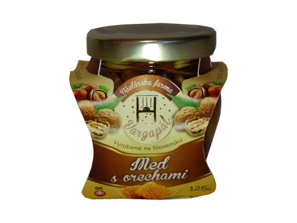 Oriešky v mede 130g v kartónovom sedle